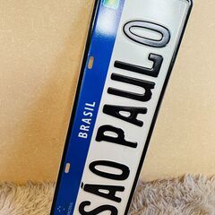 ブラジル　車　新ナンバープレート　サンパウロ　40x13　Brasilの画像