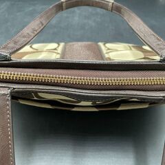 【決まりました】COACH コーチ シグネチャー トートバッグ ブラウンの画像