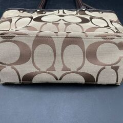 【決まりました】COACH コーチ シグネチャー トートバッグ ブラウンの画像
