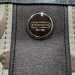 【決まりました】COACH コーチ シグネチャー トートバッグ ブラウンの画像