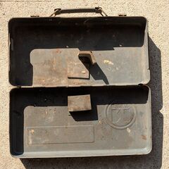 中古☆古い工具箱 骨董品の画像
