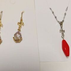 値下げ！新品　ネックレス&ピアス　ステンレス