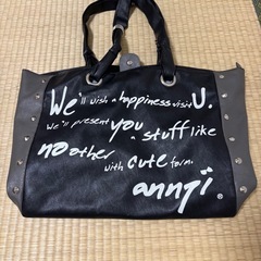 プリント バッグ 黒