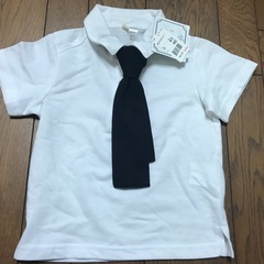 【新品】100㎝　ネクタイ付ポロシャツ