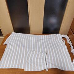 クロスプラス　
ストライプ授乳ケープ　授乳カバー
袋付き
