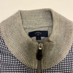 callaway ジップアップ　カーディガンの画像