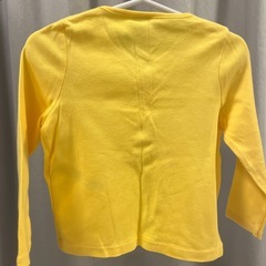 PETIT BATEAU イエロー カーディガンの画像