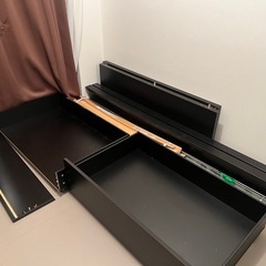IKEA セミダブル ベッドフレーム 分解済 の画像