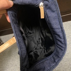 デニム　ハンドバッグの画像
