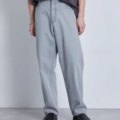 (Lサイズ)ハイウエストリラックスデニムパンツ