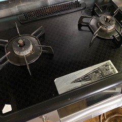 【値下げしました‼️】OSAKAGAS/大阪ガス ガスコンロ/ガラストップコンロ（210-H051）の画像