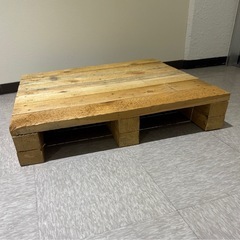 木製 パレット656mm x 710mm 厚さ約130mmの画像