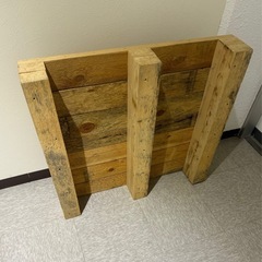 木製 パレット656mm x 710mm 厚さ約130mmの画像