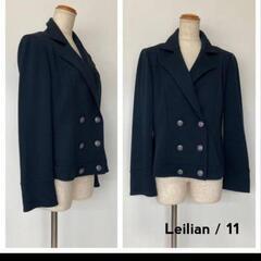 レリアン　スウェット生地ダブルテーラードジャケット11号の画像