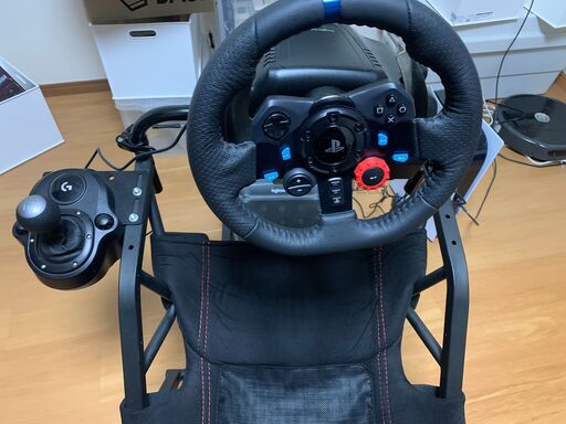 Logicool  G29 + 6速シフター + STRASSE AVANTI 折り畳みコックピットシート アヴァンティ