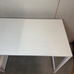 【818】作業机　ホワイト　美品の画像