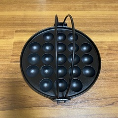 たこ焼きプレート鉄鋳物(取手付き)