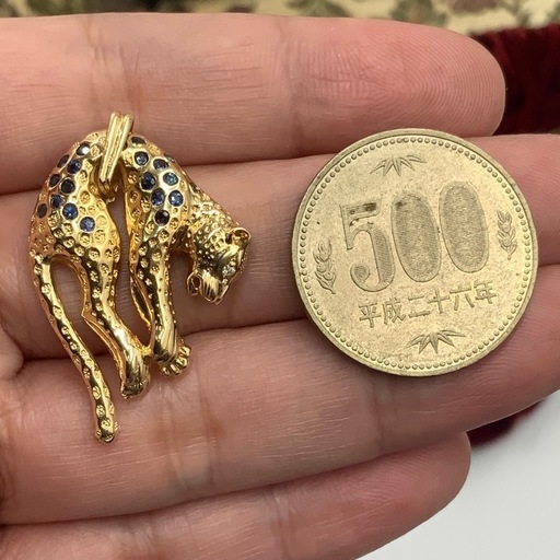 K18 パンサートップ　5.9g ダイヤモンド