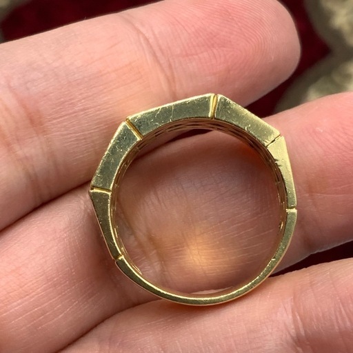 K18 ダイヤモンドリング　11.1g 約17.5号