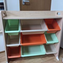 アイリスオーヤマ　おもちゃ収納ボックスの画像