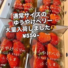 大好評No. 1🍓ゆうやけベリー大量入荷しました☆