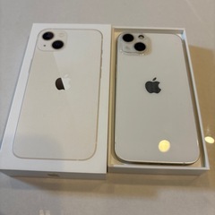 『美品』Apple iPhone 13 ホワイト 128G 本体...