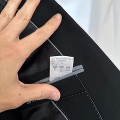 メンズ　礼服　紳士　ブラックスーツの画像