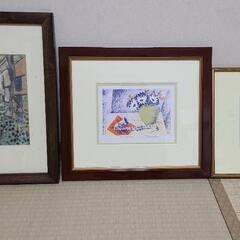 ★　絵画 布画 額縁　３セット
