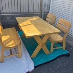 関家具★ダイニングテーブルセットの画像