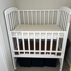 神奈川引取】使用3ヶ月！KATOJI ミニベビーベッドマットおまけ付