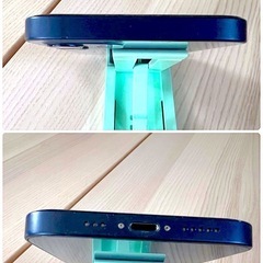 動作確認済み iPhone12 64GB ブルー SIMフリー バッテリー100% Apple の画像