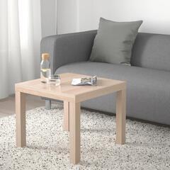 ikea 小さいローテーブル LACK ナチュラルブラウン 