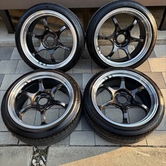 ADVAN RACING☆RG-D2 18インチ アドバンレーシ...