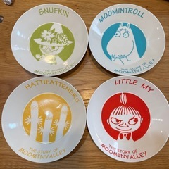 4枚セット　山加商店　ムーミン　カレー皿 