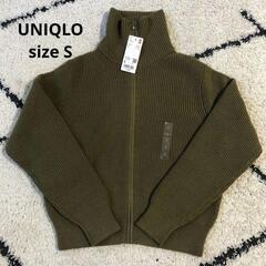 冬物セール✨タグ付き❣️UNIQLO フルジップカーディガン レ...