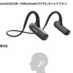耳を塞がないワイヤレスヘッドホンの画像