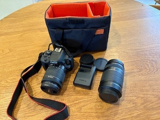 2回のみ使用！Canon EOS Kiss x7ダブルズームキット