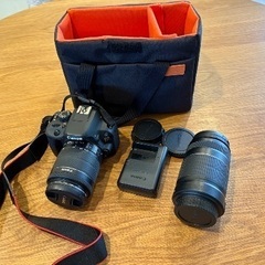 2回のみ使用！Canon EOS Kiss x7ダブルズームキット