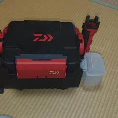 アジング用タックルボックスとアジングワーム等の画像