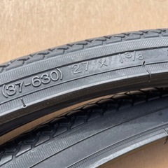 自転車　タイヤ　27インチの画像