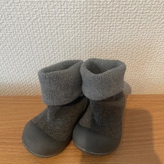 ソックスシューズ　チャコールグレー　12.5cmの画像