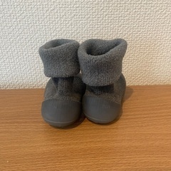 ソックスシューズ　チャコールグレー　12.5cmの画像