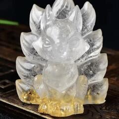 🍀 新品未使用 天然石 九尾狐 クリスタル🍀