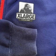 XLARGE キッズジップパーカー　サイズ100（値下げ）の画像