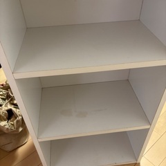 カラーボックス　白の画像