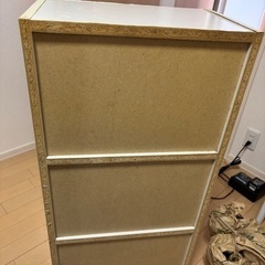 カラーボックス　白の画像