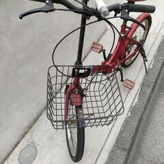  20インチ折畳み自転車 シマノ６段変速（状態良）の画像