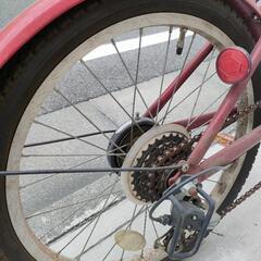  20インチ折畳み自転車 シマノ６段変速（状態良）の画像