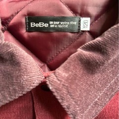 BeBe コーデュロイ ジャケット 120 キッズの画像