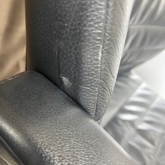 【配送相談可】本革オフィスチェア 1脚の画像